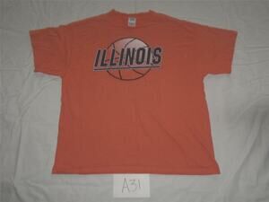 Illinois Basketball Shirt Size XLarge Mens Delta -1112A31